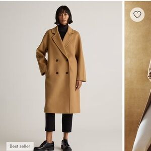 Italian Wool Double-Breasted
Slouch Coat